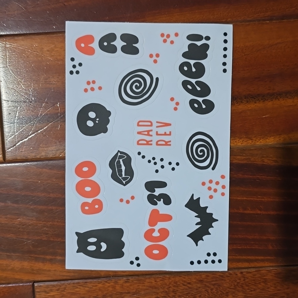 Rad Rev Halloween 2025 Sticker Sheet